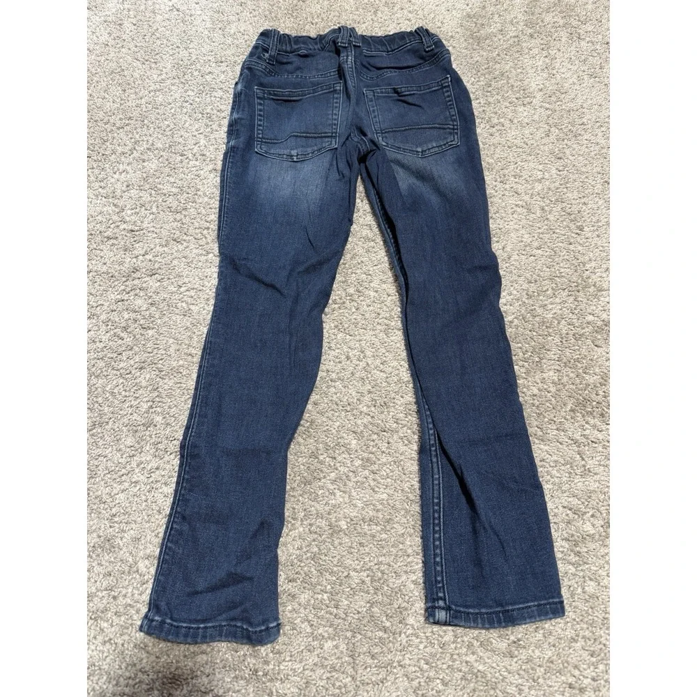 Lot of 3 Youth Boy's  Skinny Cat & Jack, Old Navy Boot Cut LEE MVP Jeans Size 10